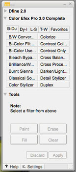 Color Efex Pro 3.0 Toolbar